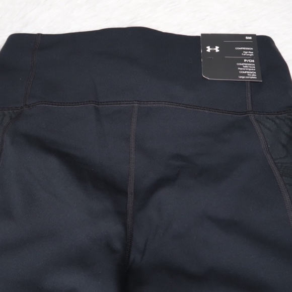 Under Armour ColdGear Rush Jacquard Leggings 1356392 001 Size Small NWT - Picture 9 of 11